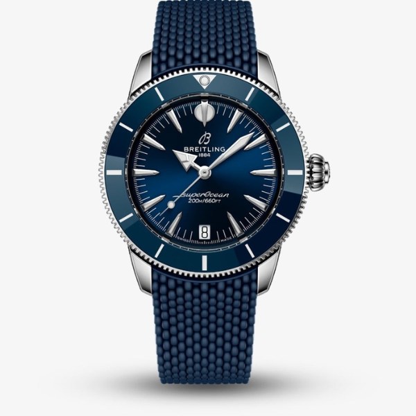 Superocean_Heritage_Automatic_36_Blue_Rubber_Watch