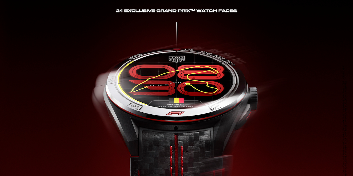TAG Heuer Connected Calibre E5 X Formula 1 Edition Black Red Smart Watch