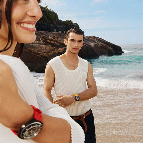 Tissot Sideral Automatic S Red Strap Watch