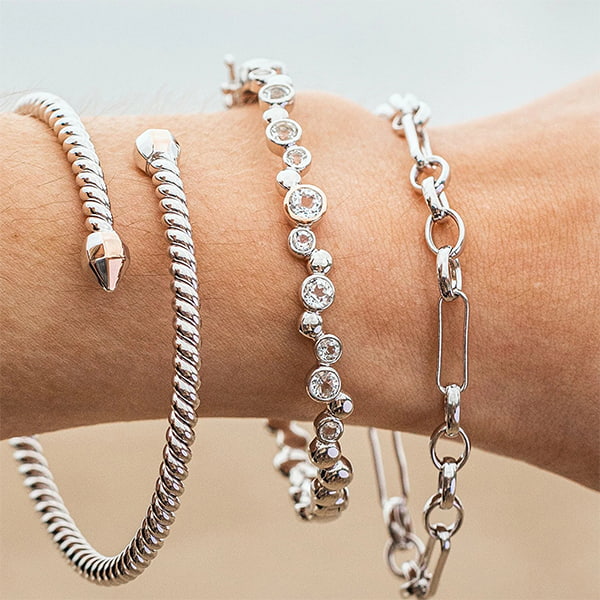 Topaz Birthstone Bangles