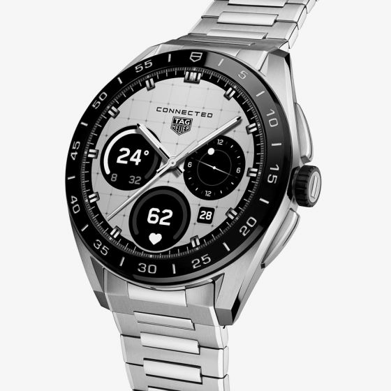 TAG Heuer Mens Connected Calibre E5 45mm Stainless Steel Watch