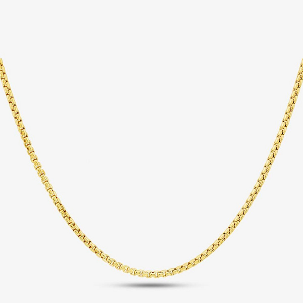T.H.Baker 9ct Yellow Gold 20 Inch Box Chain