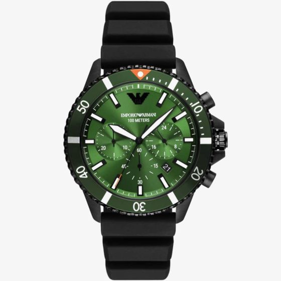 Emporio Armani Green Dial Watch for Christmas