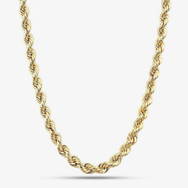 T.H.Baker 9ct Yellow Gold 18 Inch Rope Chain