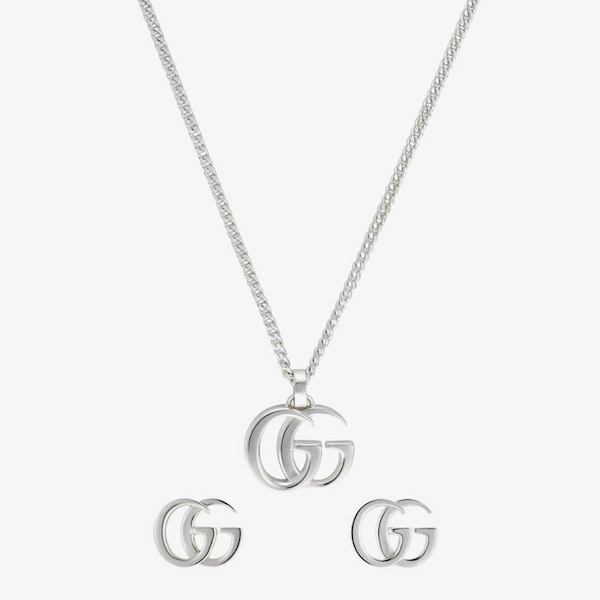 Marmont Silver Trademark GG Jewellery Set