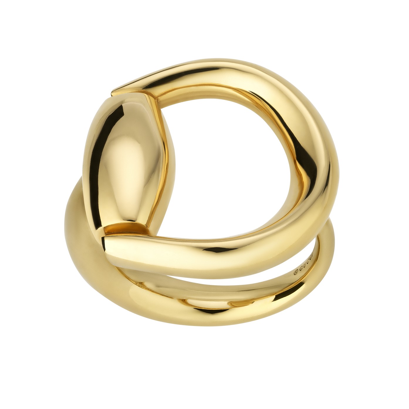 Gucci Horsebit 18ct Yellow Gold Ring