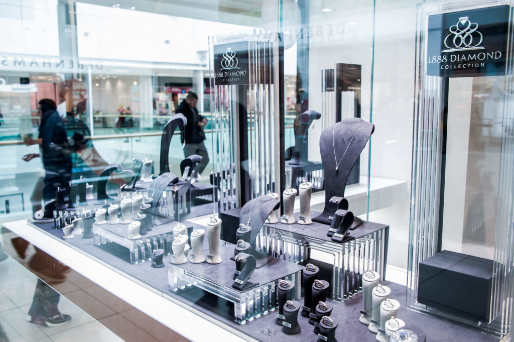 Jewellery selection at T.H.Baker Wolverhampton Store