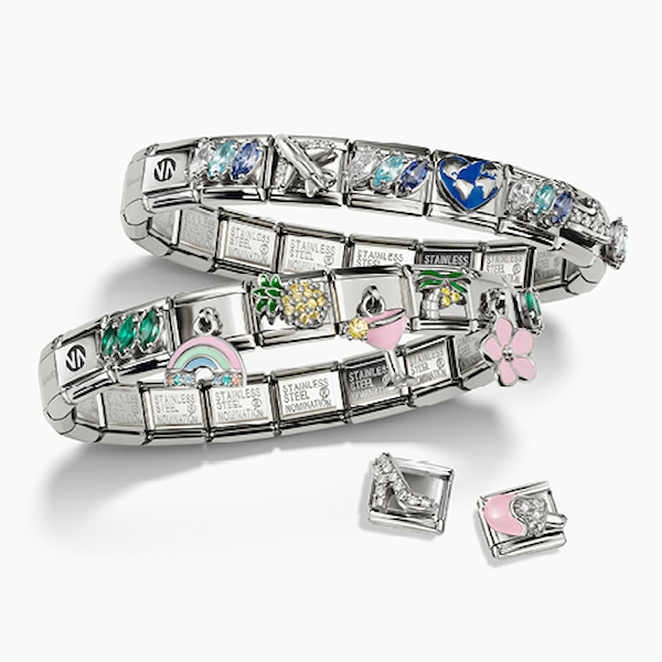 Nomination Classic SYMBOLS World Map Heart Charm