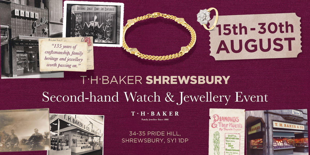 Second hand jewellery event at T.h.Baker Wigan store