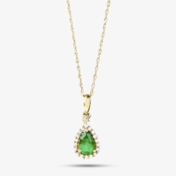 Valentine's Day Gifts Emerald Necklace