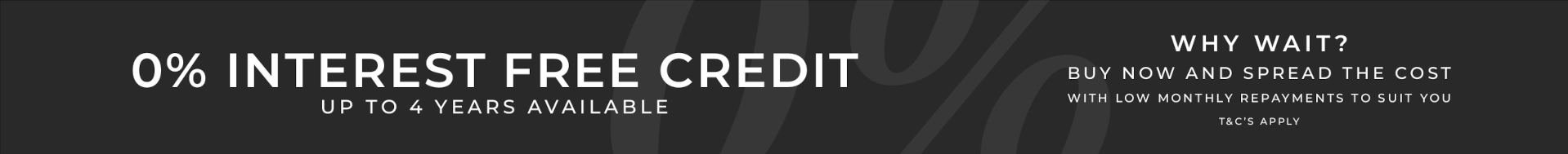 0% Interest available