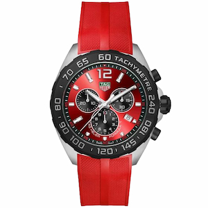 Red TAG Heuer Watch