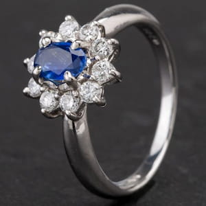 Sapphire Engagement Ring