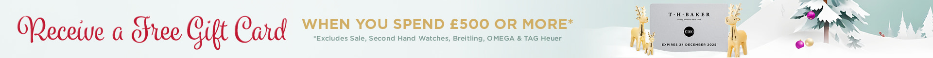 Free Gift Card - When you spend £500+