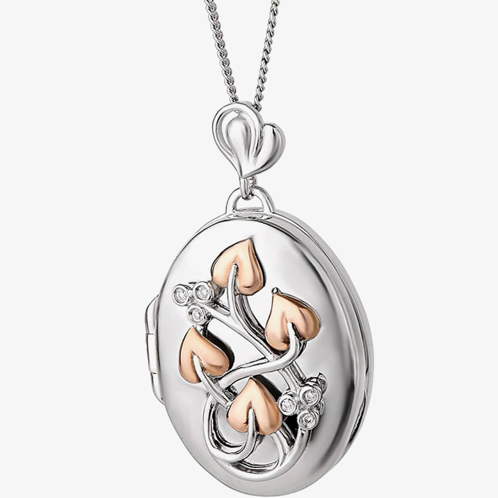 Life Diamond Locket Necklace 3STOLLP2 