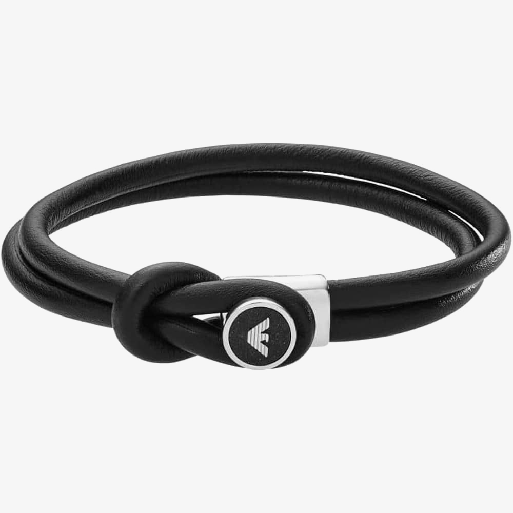 Emporio Armani Bracelets In Dark Brown | ModeSens | Armani bracelet,  Bracelets for men, Armani