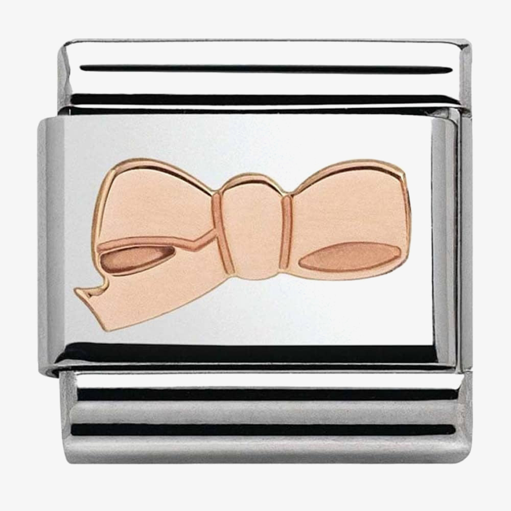 Nomination CLASSIC Rose Gold Bow Charm 