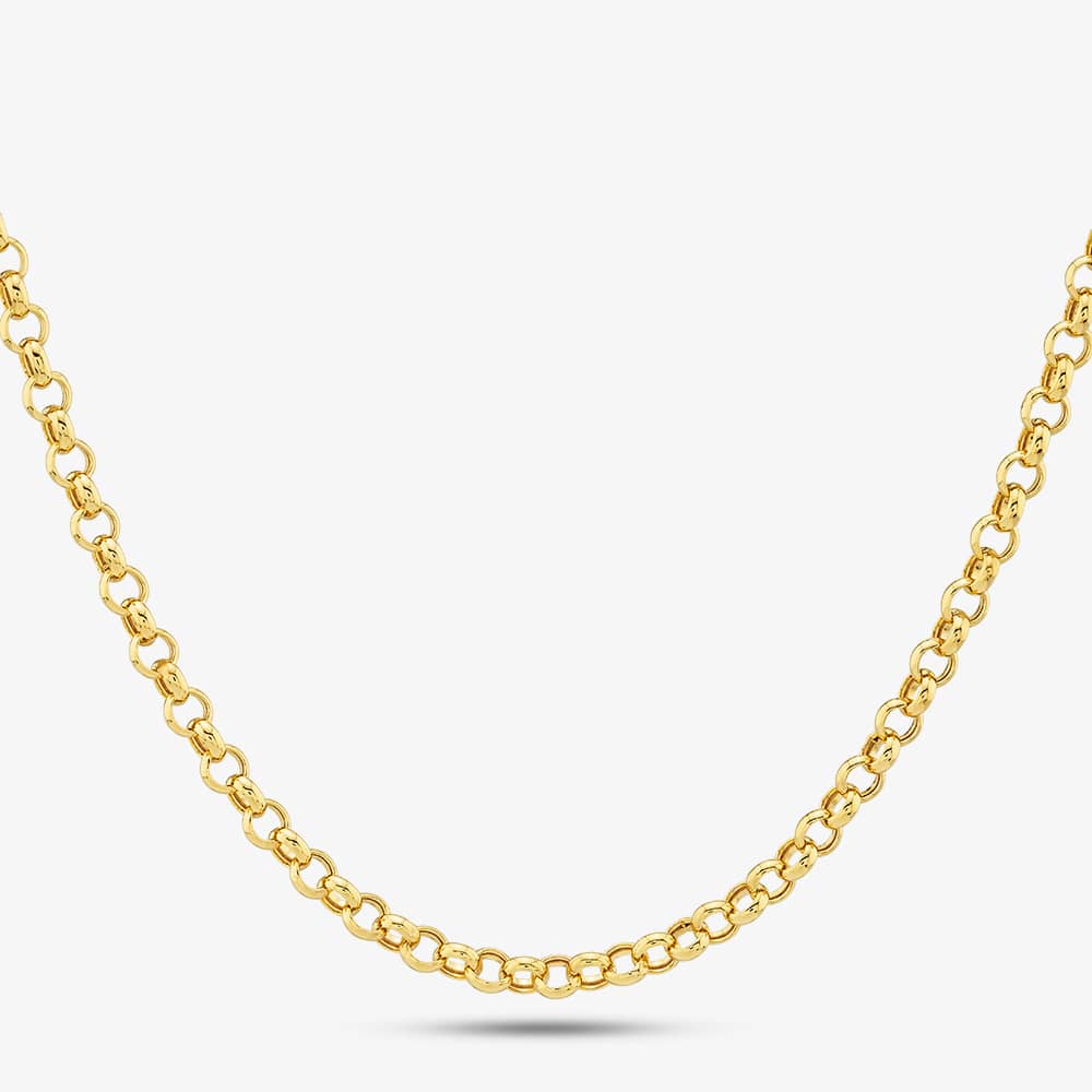 9ct Yellow Gold 20 Inch Belcher Chain HRBP-400-9Y-20