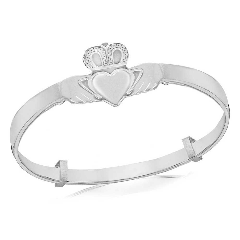 claddagh baby bangle