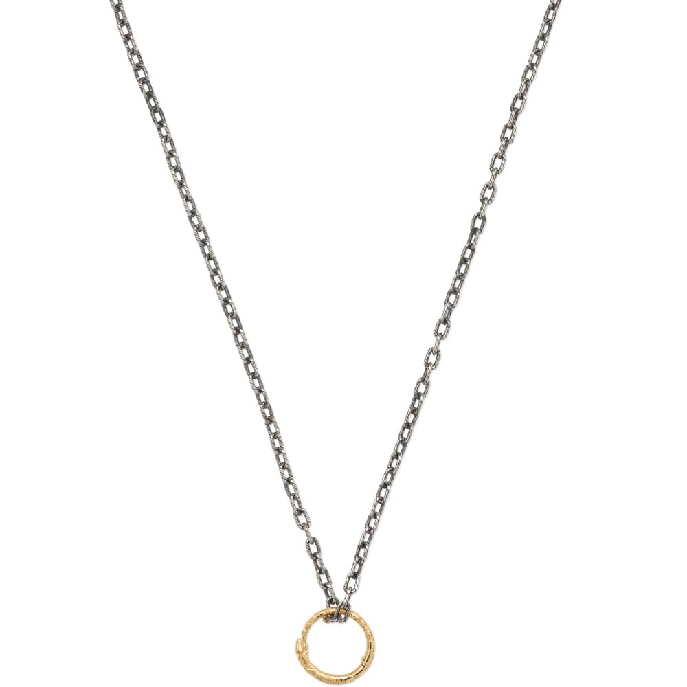 gucci silver chain necklace