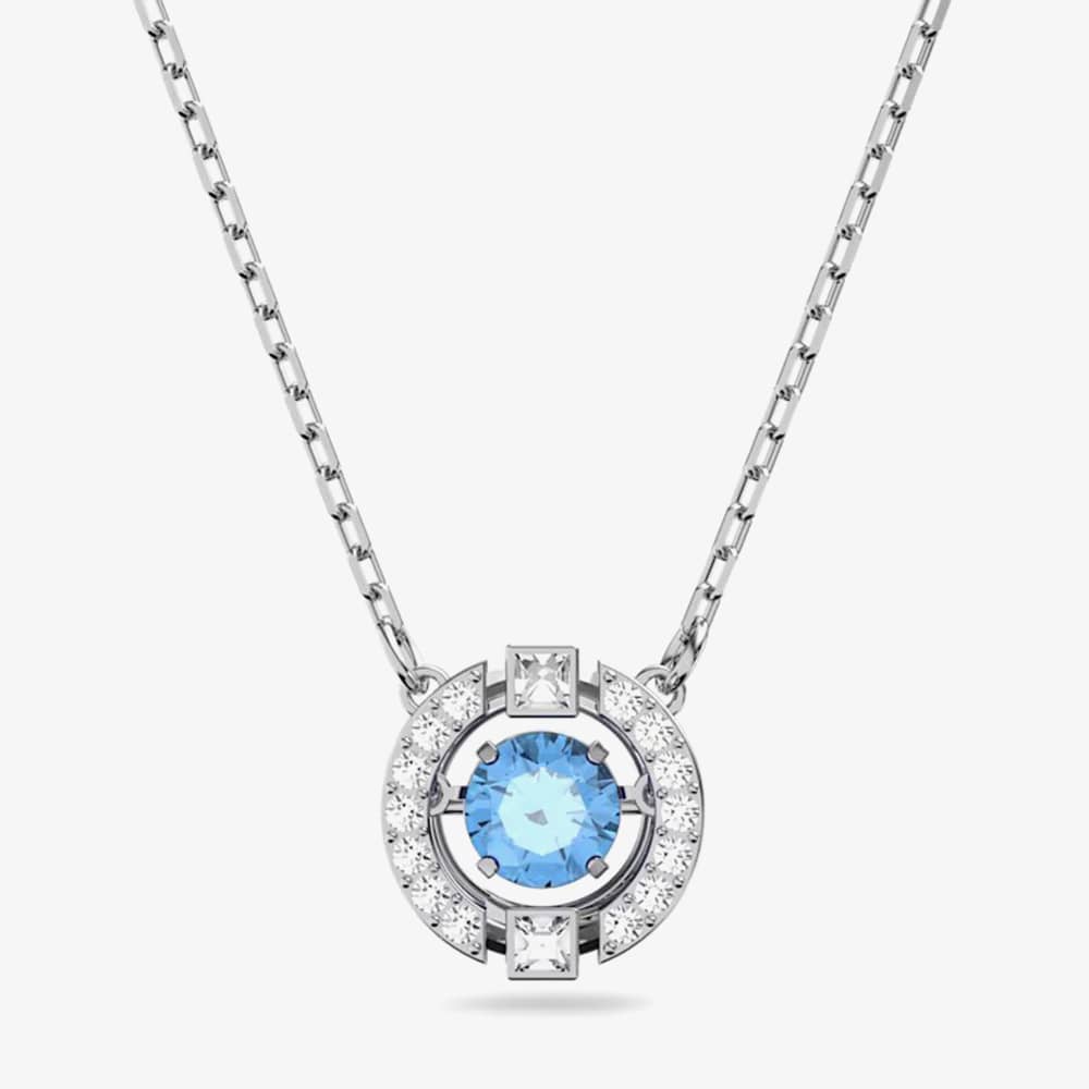 Swarovski Sparkling Blue Dancing Crystal Necklace 5279425