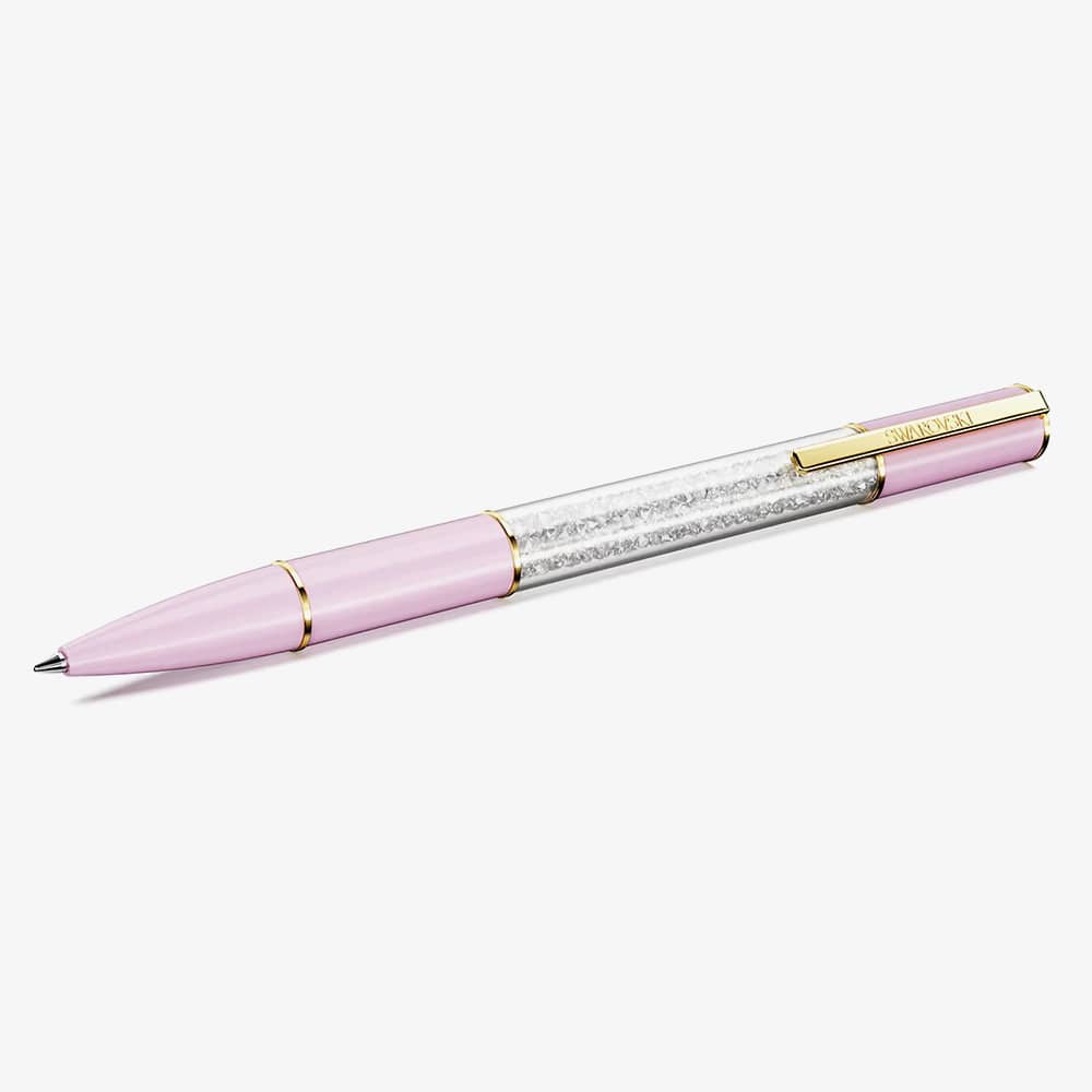 Swarovski 5693725 Crystalline Lustre Gold Tone Plated Pink Pen