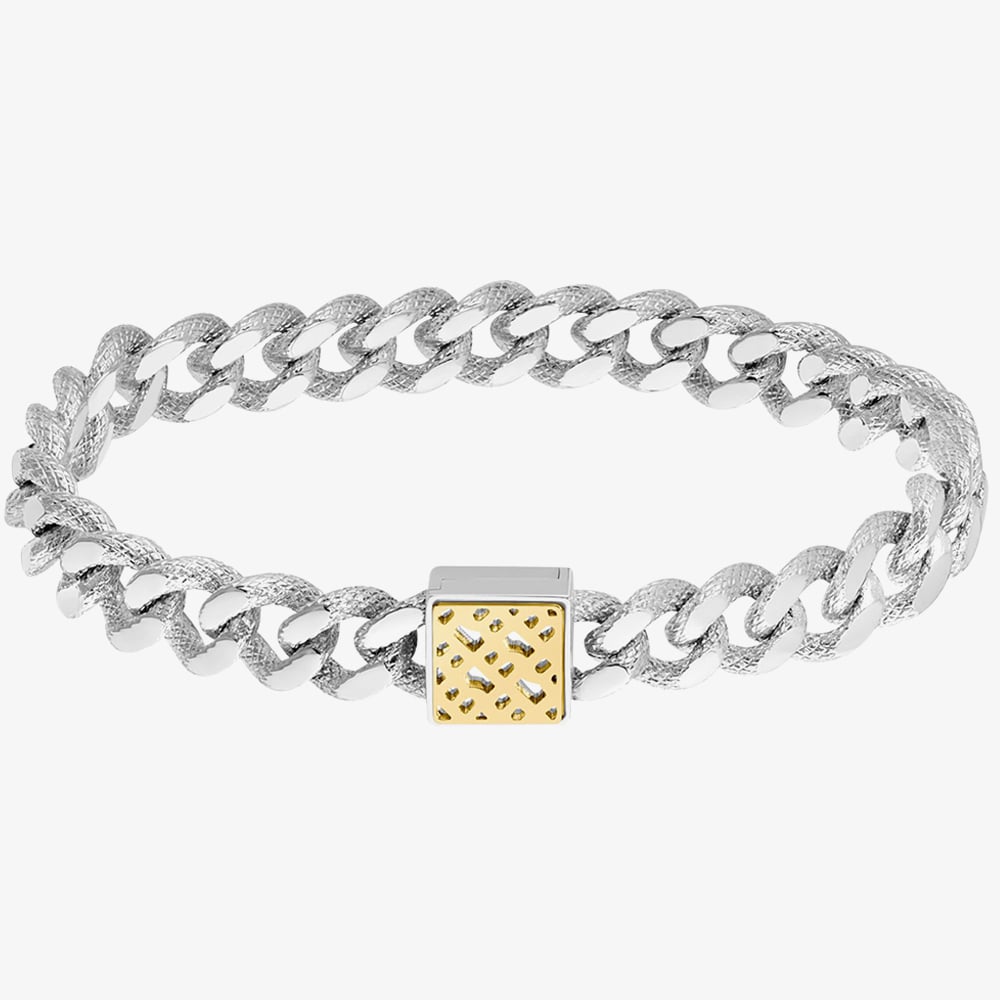BOSS 1580399 Caly Square Monogram Curb Bracelet - thbaker.co.uk
