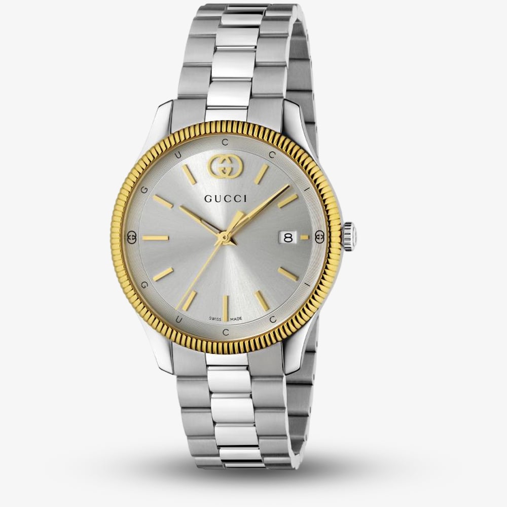 Gucci YA1264233 Mens G-Timeless Two-Tone Watch