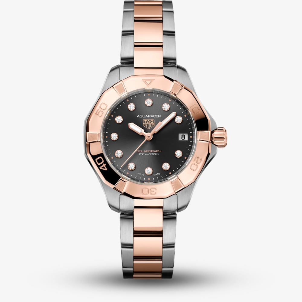 TAG Heuer Ladies Aquaracer Rose Gold Watch