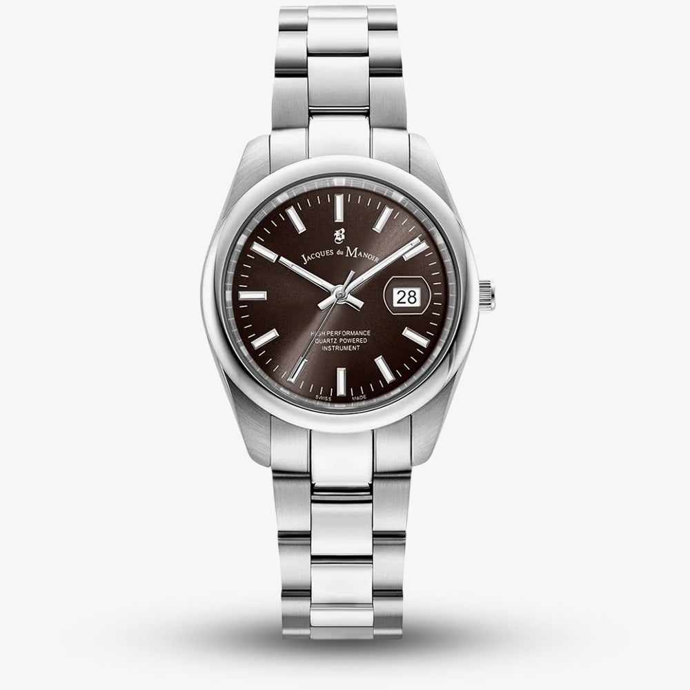 Jacques du Manoir Ladies Allure Brown Dial Watch JWL03803