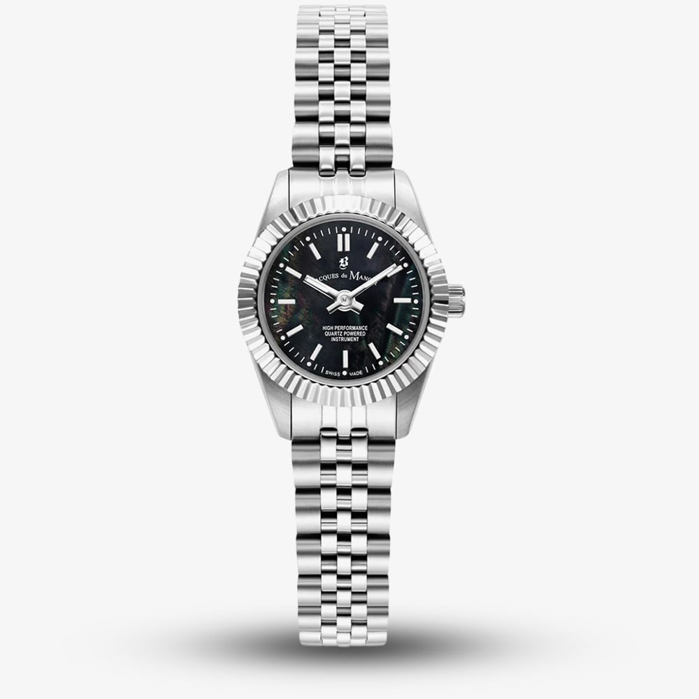 Jacques du Manoir Ladies Mini Inspiration Black Dial Watch JWL05101