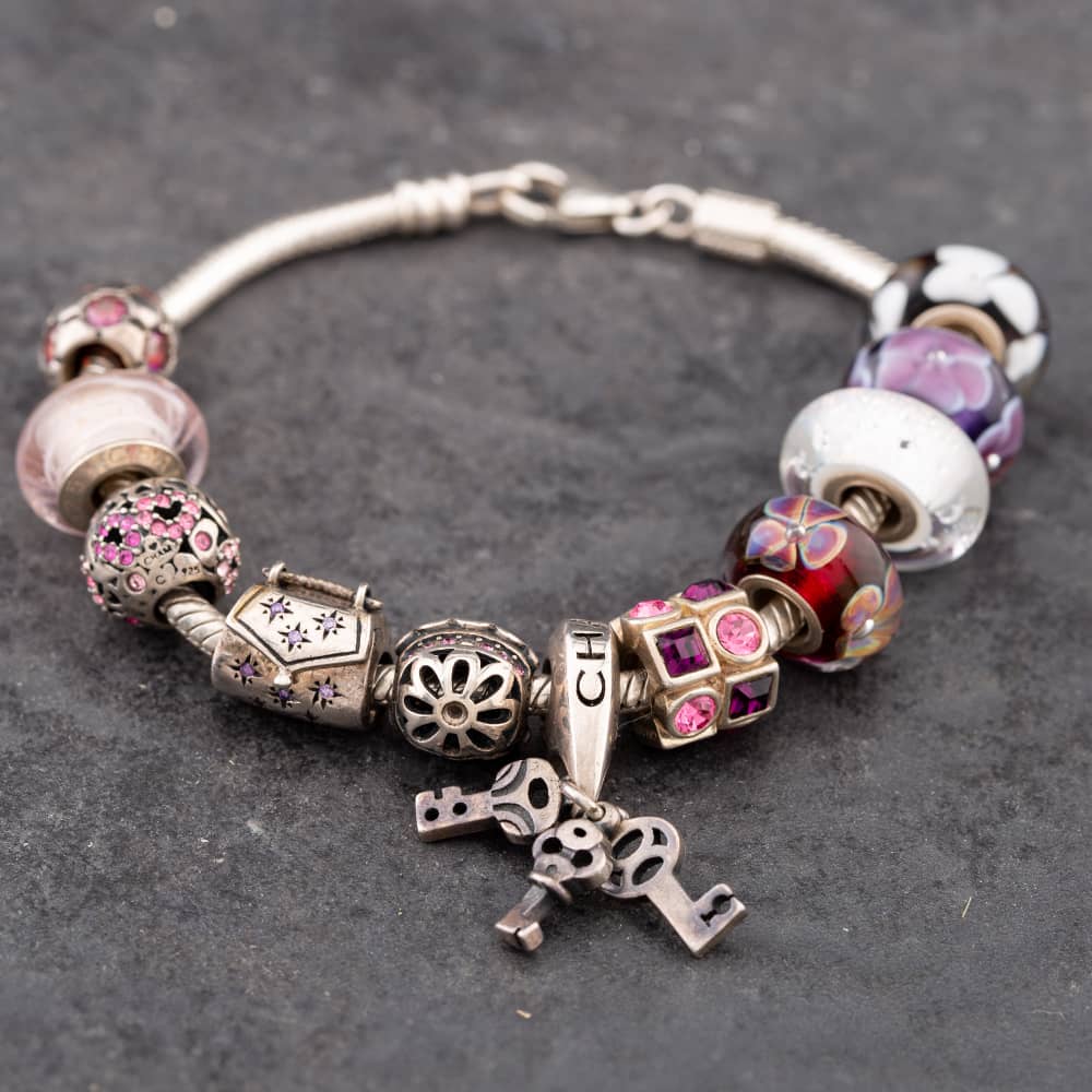 Second Hand Silver Chamilia Inch Charm Bracelet 41251323