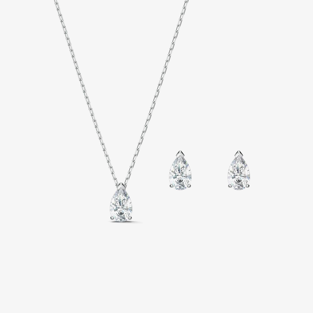 Swarovski Attract White Crystal Pear 