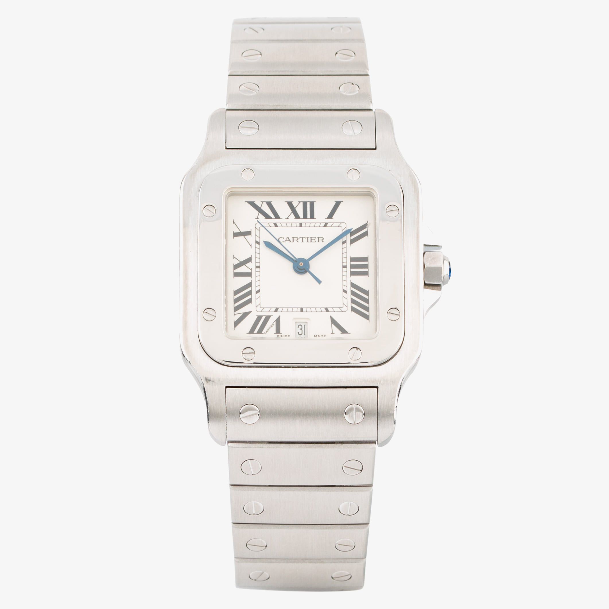 Second Hand Cartier Santos Bracelet Watch B511641(489) Est. 1888