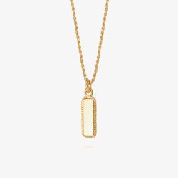 Daisy London NEW STYLE 18ct Gold Plated Brow Chakra 65cm Long Necklace 