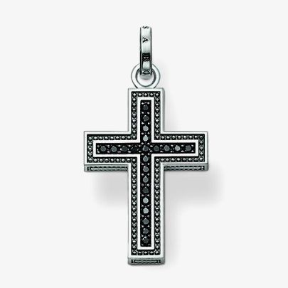 THOMAS SABO Silver Cubic Zirconia Cross Pendant PE530-051-11