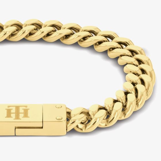Tommy Hilfiger Bold GoldTone Chunky Chain Bracelet 2780588 T.H