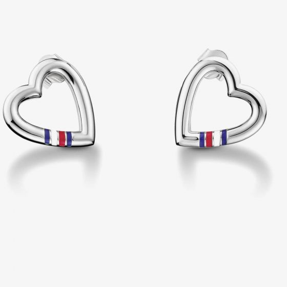 Tommy Hilfiger Heart Shaped Stud Earrings 2700909 T.H. Baker Family