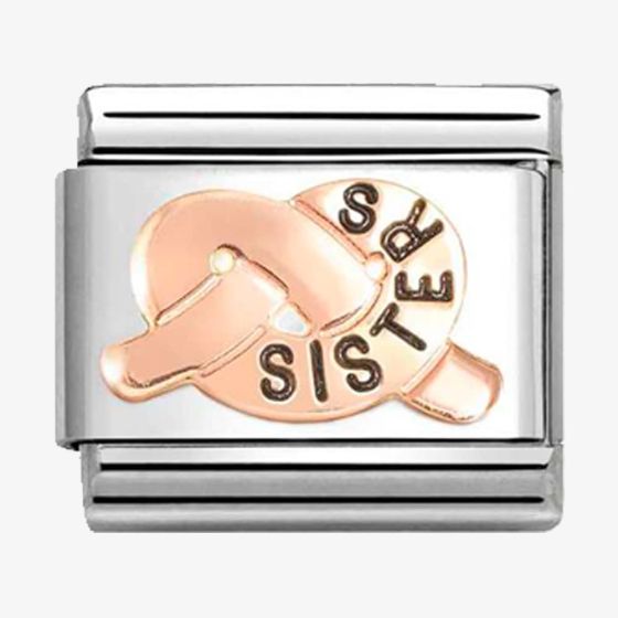 Nomination Classic Rose Gold Symbol Love Promise Knot Charm