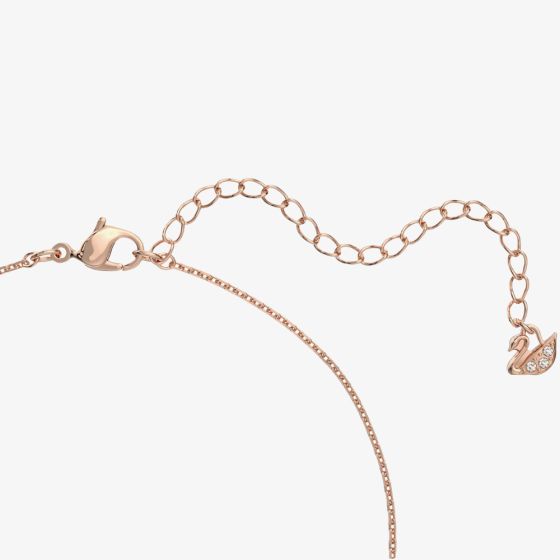 Swarovski 5620549 Twist Rose Gold Tone Plated Crystal Pendant thbaker