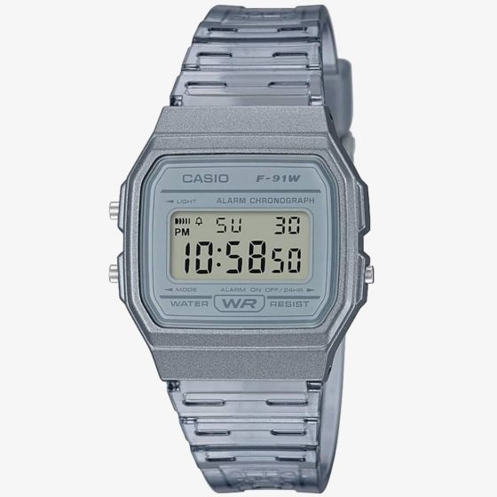 Casio CASIO Collection Grey Watch F-91WS-8EF | T.H. Baker Family Jewellers