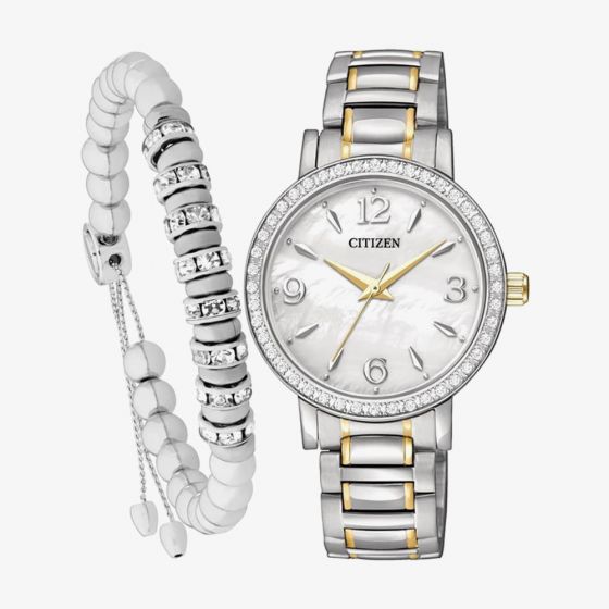 Citizen Ladies Bracelet & Quartz Watch Set