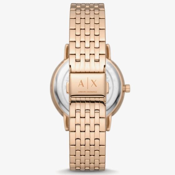 Armani Exchange AX5581 Rose Gold Dial Ladies Watch thbaker.co.uk