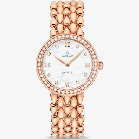 OMEGA Ladies De Ville Prestige Quartz 18ct Gold Bracelet Watch