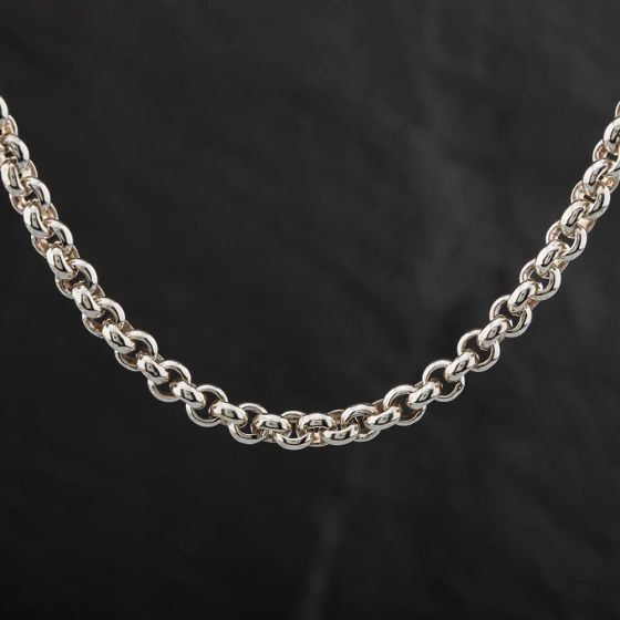 Second Hand Silver 20 Inch Belcher Necklace 4125182 T.H. Baker Family