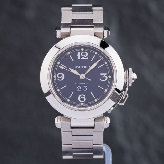 Second Hand Cartier 4407047 White Dial Mens Watch thbaker.co.uk
