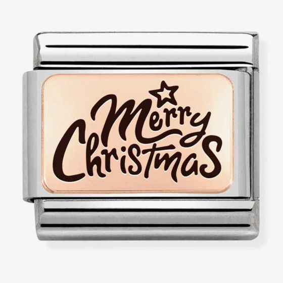 Nomination Composable CLASSIC Plates Merry Christmas Charm