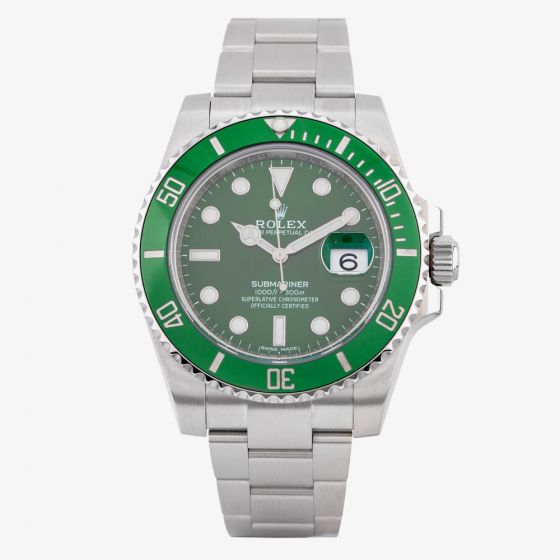 second hand rolex hulk