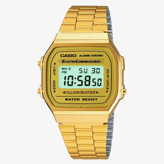 CASIO Collection Retro Digital Gold Bracelet Watch