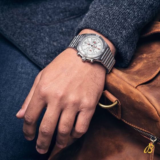 Breitling Mens Chronomat B01 42 Six Nations England Watch AB0134A71A1A1 thbaker.co.uk